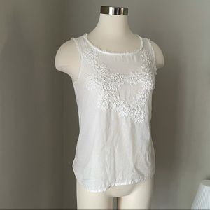 White embroidered blouse from Mexico